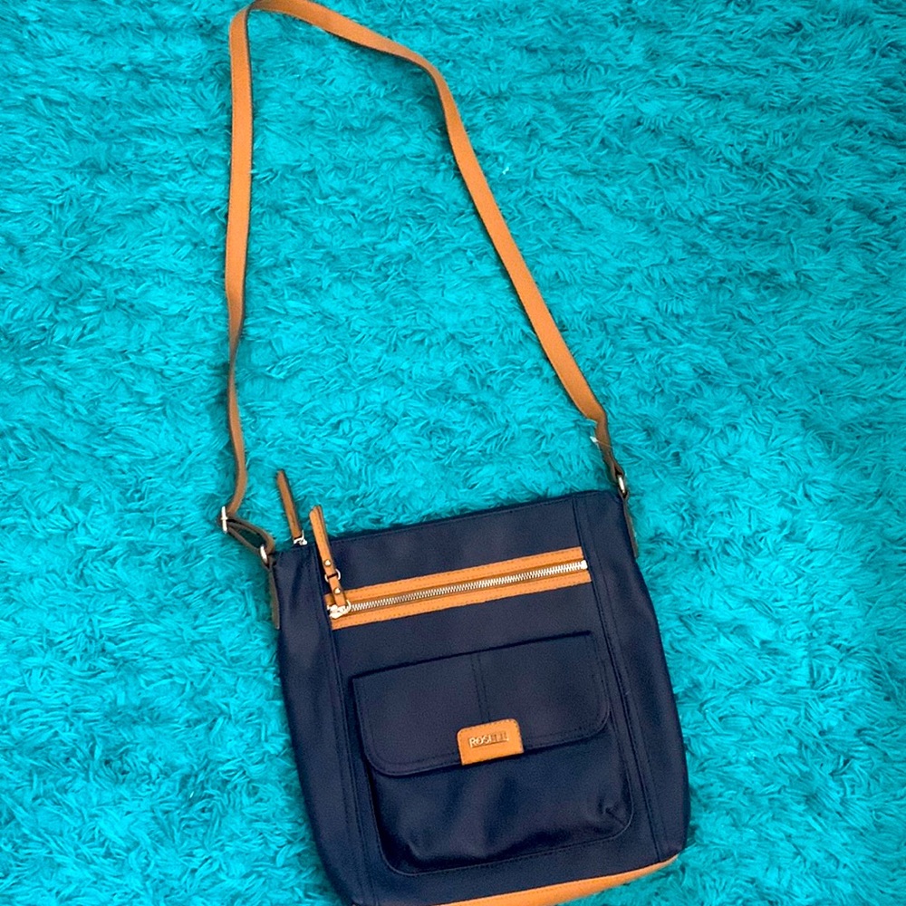 🔷🌀Rossetti navy blue crossbody purse